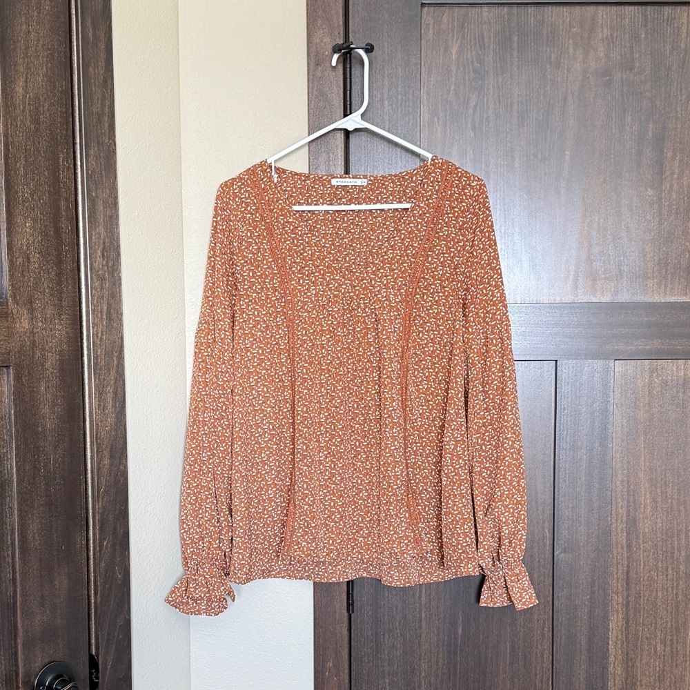 Staccato Women’s Wake Me Up Bohemian Blouse Size Small NWOT
